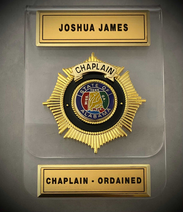 Chaplain Maltese Black Badge (Acrylic Holder)