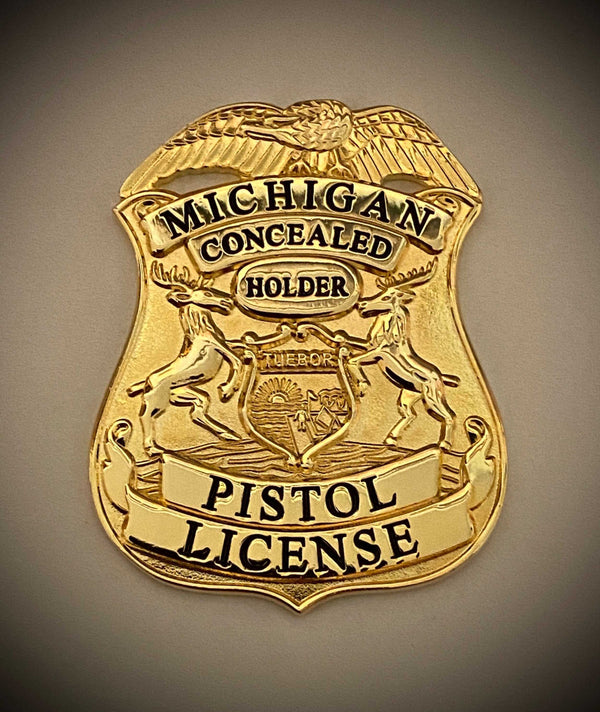 Michigan Concealed Carry Badge Only