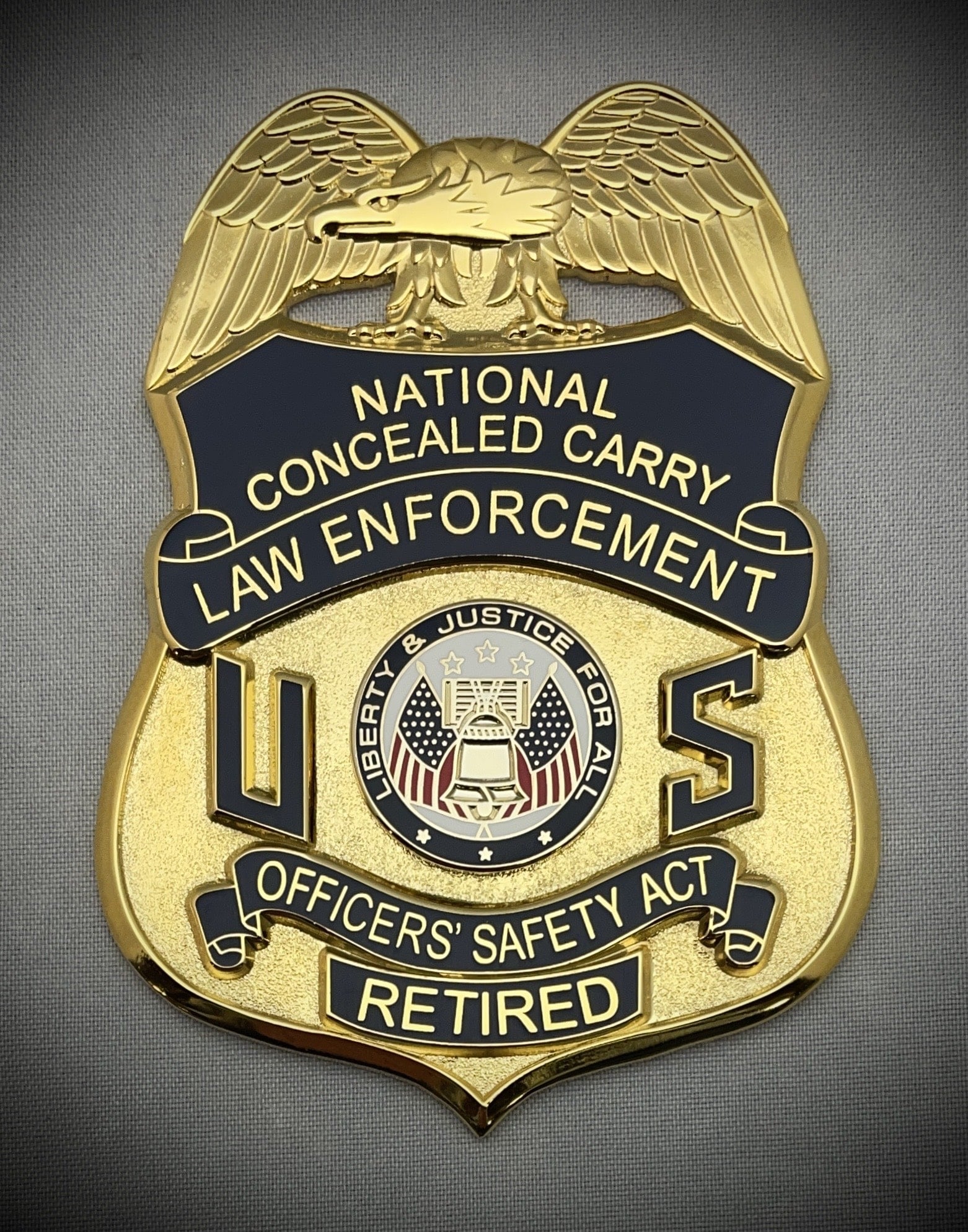 National Concealed Carry Law Enforcement Badge With Leather Belt Clip national-concealed-carry-law-enforcement-badge-with-leather-belt-clip