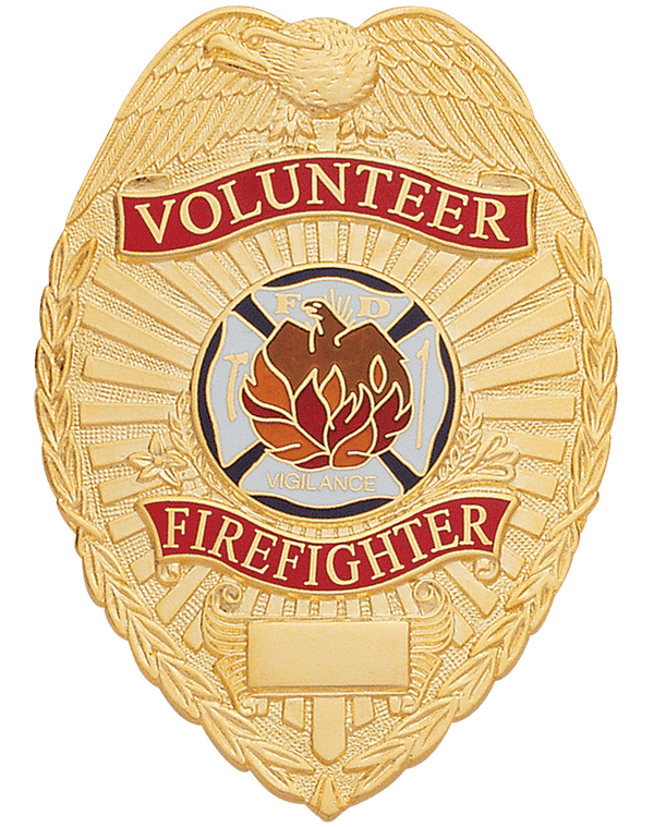 Volunteer Firefighter Badge - W53