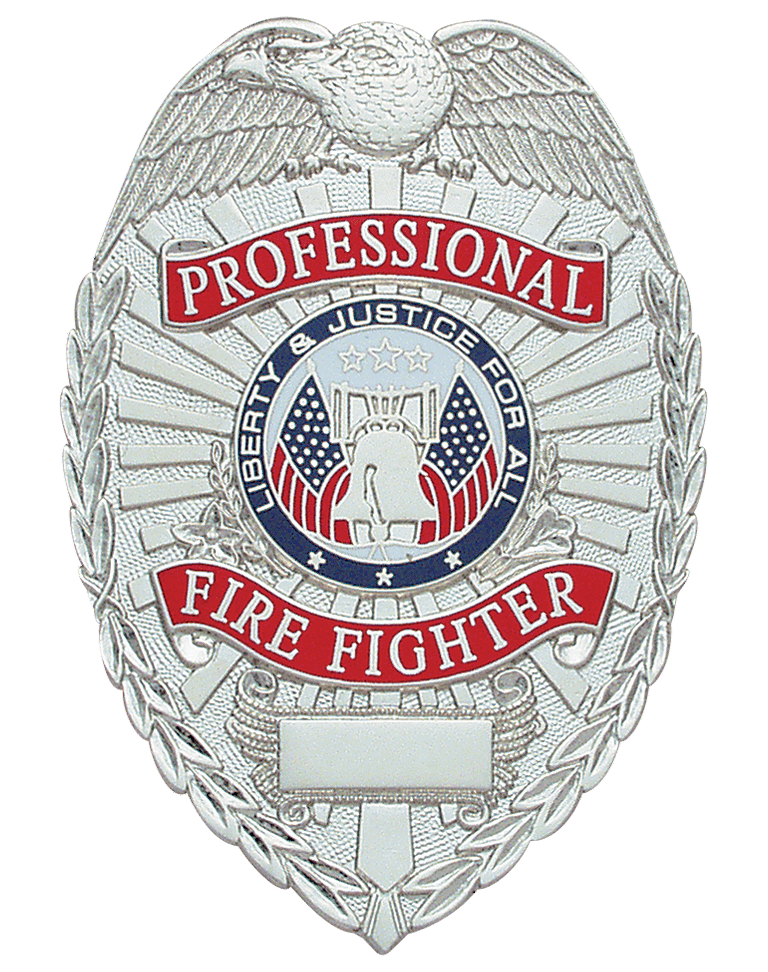 Professional Firefighter Badge - W54