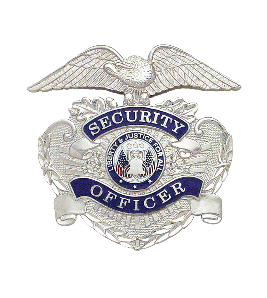 Security Officer Hat Badge - W58