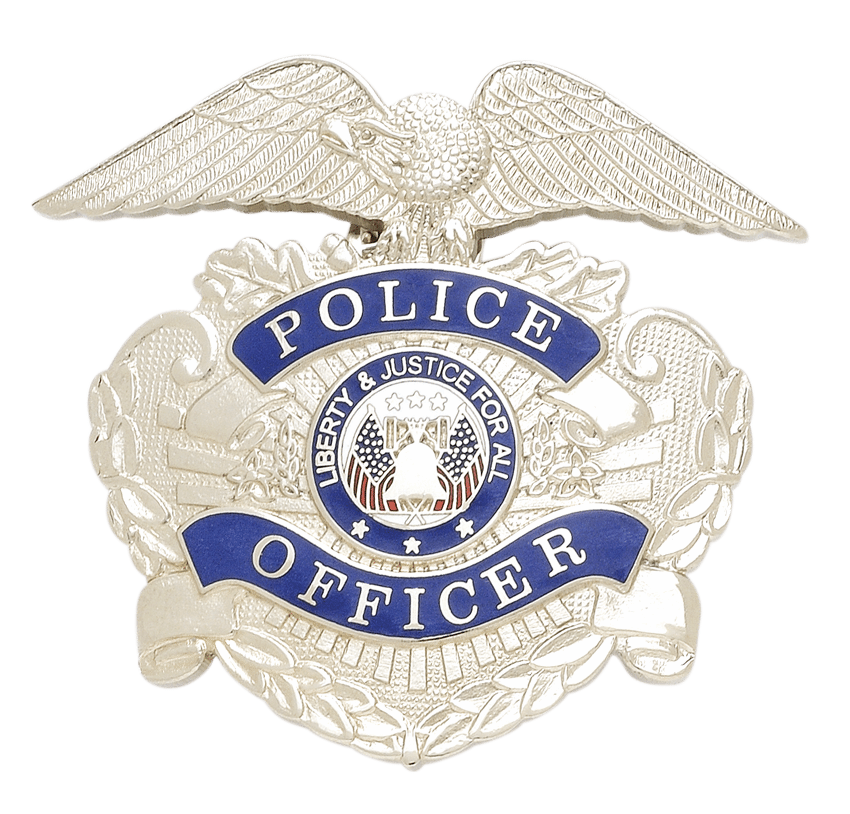 Police Officer Hat Badge - W92
