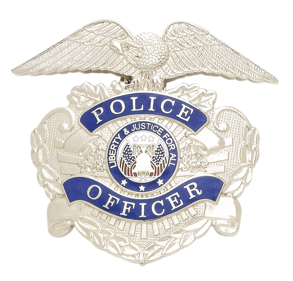 Police Officer Hat Badge - W92