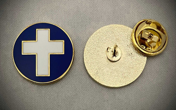 Chaplain Cross 0.75" Lapel Pin