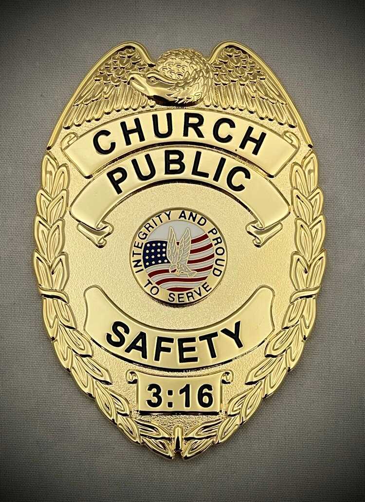 Church Public Safety Badge