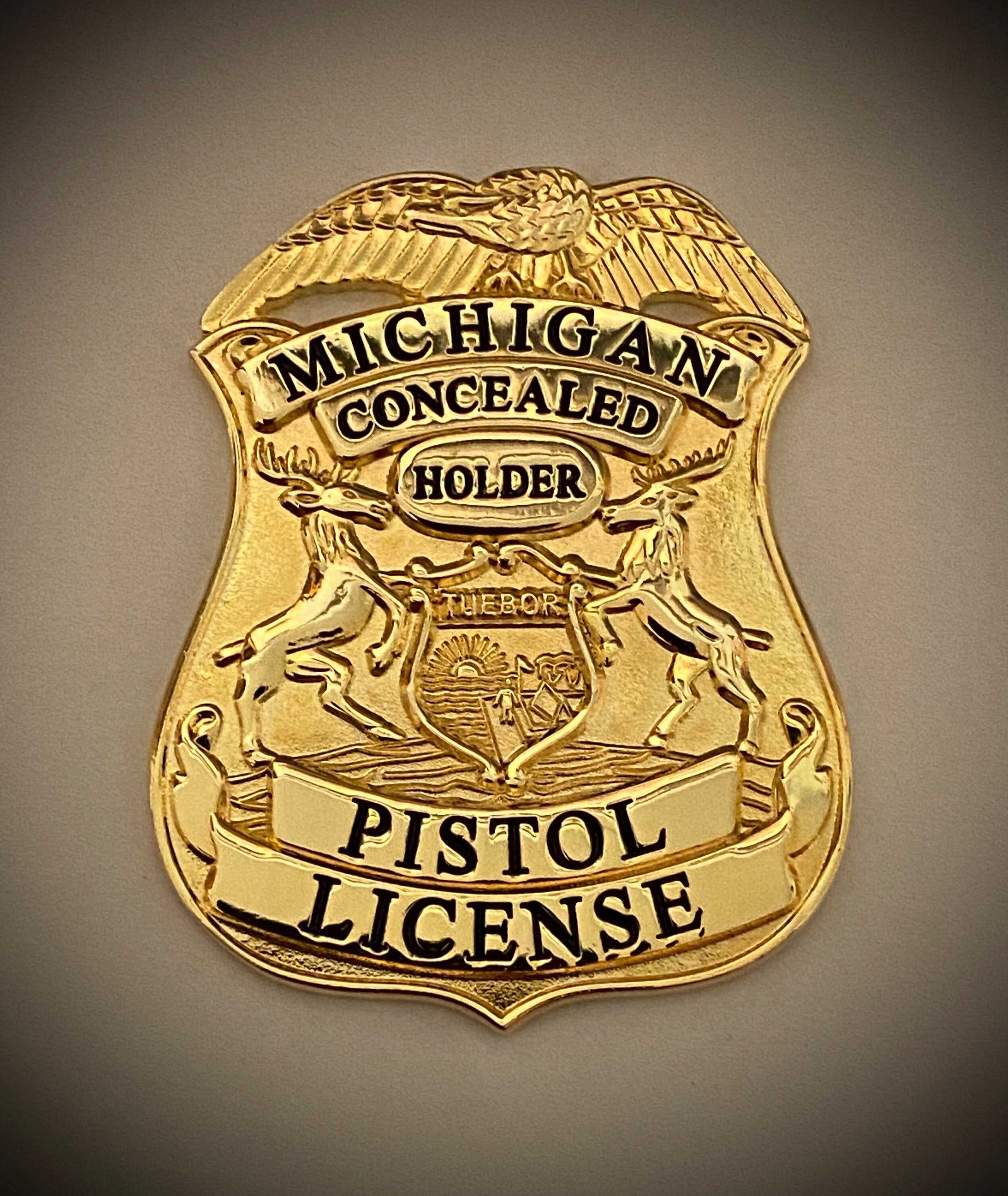 Michigan Concealed Carry Badge Only