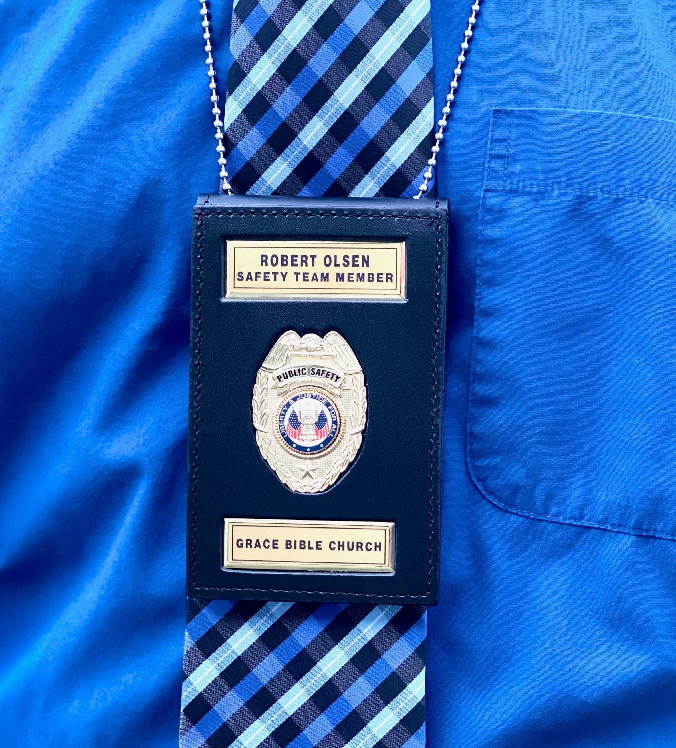 Public Safety Standard Shield | Chaplain Badge